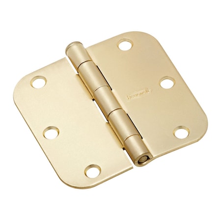 National Hardware National Hardware 3-1/2 in. L Satin Brass Door Hinge 1 pk N830-224